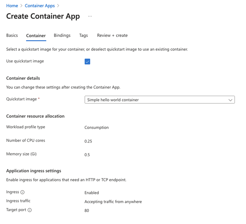 Deploying Paybill on Azure container apps
