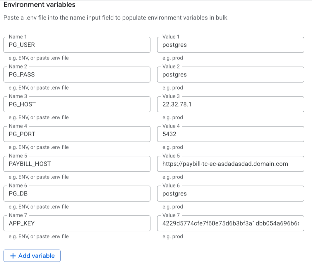 env-variable-paybill